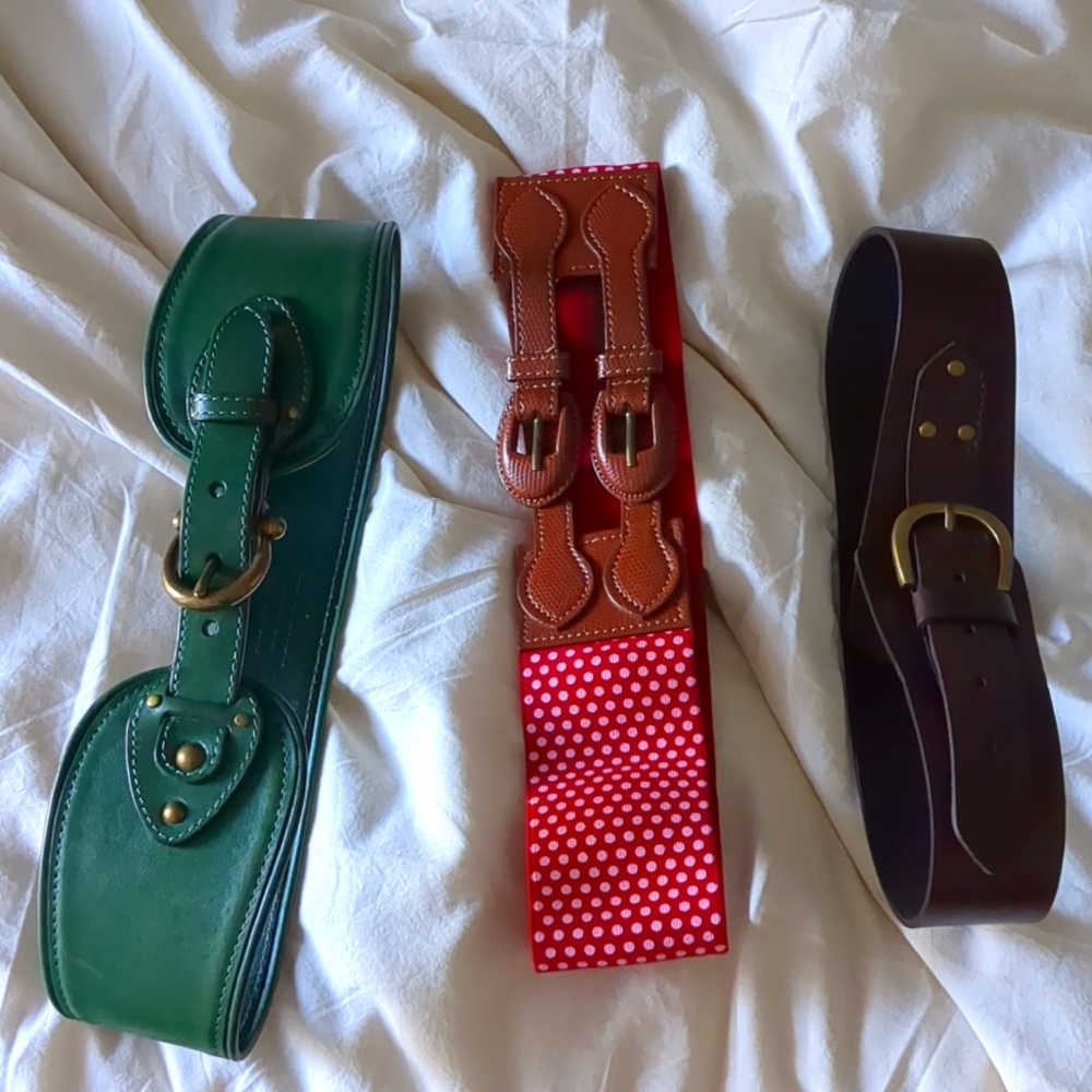 COPY - Anthropologie belts x3  size small